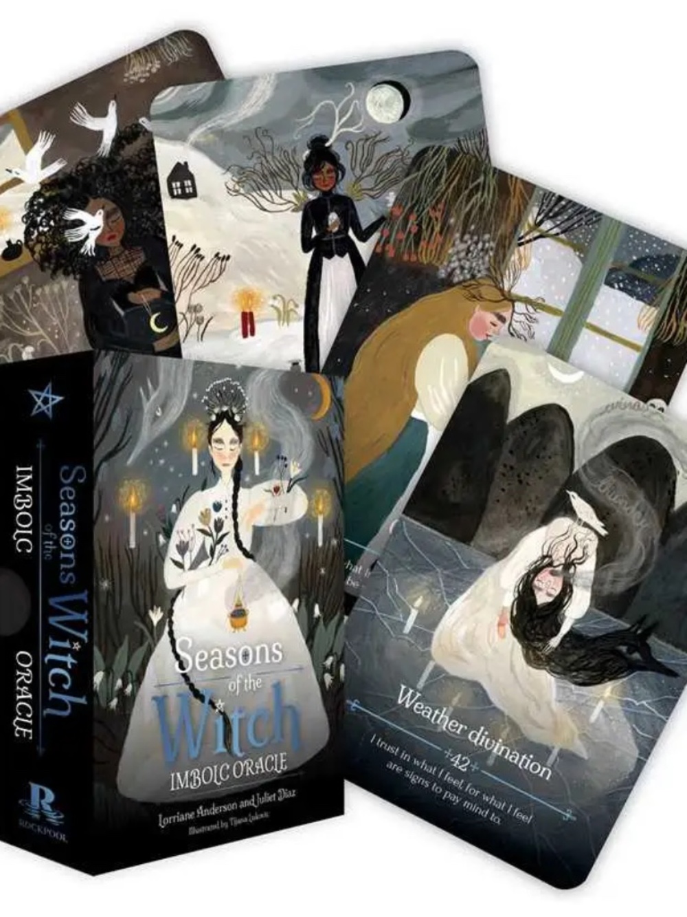 Seasons of the Witch Imbolc Oracle Deck, 44 Oracle Cards & Guidebook, Lorraine A